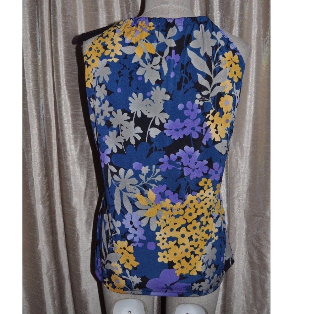 FENN WRIGHT MANSON Floral Shoulder Tie Tank Top D1 - Picture 6 of 7
